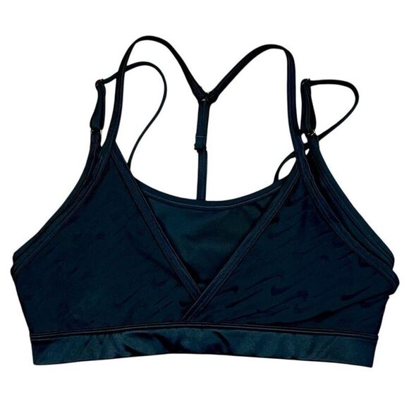 Nike Dri-Fit Black Sports Bra Medium - Picture 1 of 7